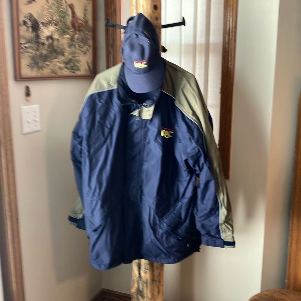 Mens jacket with matching hat